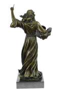 Moses Bust Jewish Christian Bronze Statue