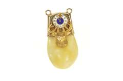 10K Yellow Gold Benevolent Protective Order of Elk Tooth Charm/Pendant
