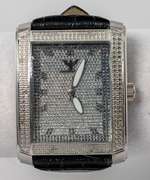 Diamond King Watch with Rectangular Bezel