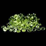 Brilliant 4.98ct set of matched diamond cut Peridot