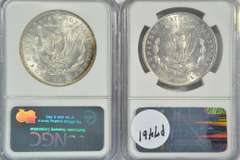 Nice NGC MS 64 graded 1888 & 1898 Morgan Silver Dollars