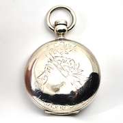 Attractive Fredonia Pocket Watch in Coin Silver