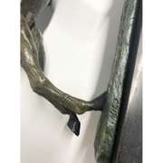 Jockey Riding Horse Bronze Statue Marble Base Sculpture