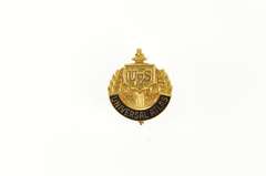 10K Yellow Gold United States Steel 30 Year Service Lapel Pin/Brooch