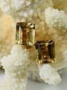 Bold and Dramatic Citrine Earrings