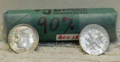Roll 90% Silver Roosevelt Dimes