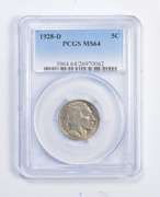 MS64 1928-D Indian Head Buffalo Nickel - Graded PCGS