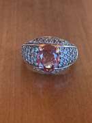 Green Amethyst & Smoky Topaz Ring in Gold!