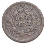 1851 Braided Hair Large Cent