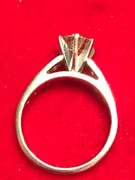 Ladies Platinum and Diamond Engagement Ring