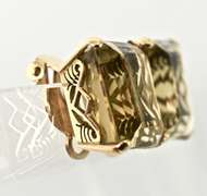 Bold and Dramatic Citrine Earrings