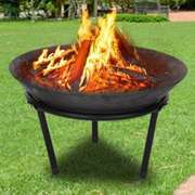 20inch Outdoor Fire Pit Steel BBQ Grill Fire Pit Bowl