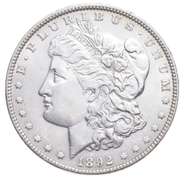 1892 Morgan Silver Dollar