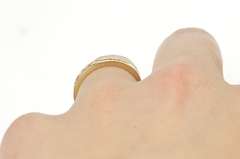 14K Yellow Gold 0.42 Ctw Classic Diamond Wedding Band Ring