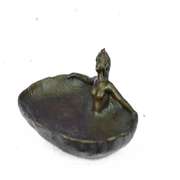 Soaking Dish Tray Nude Female Bronze Statue