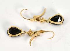 Lovely Black Onyx Dangle Earrings