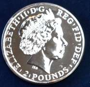 2014 UK Year Of The Horse Proof 2 Pound Coin