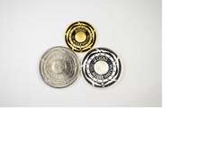 (3) 2000 Italy Millennium Medal Set Silver Titanium Gold W/ Diamonds
