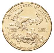 1994 $25.00 American Gold Eagle - 1/2 Oz .999 Fine Gold