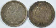 Sharp XF 1876 & 1891 Liberty Seated Dimes