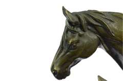 Detailed Bronze Horse Foal Figure