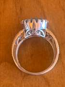 7.0 Carat Blue Topaz Cocktail Ring