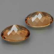 Beautifully matched 10.62ct Imperial Topaz pair