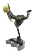 Ice Skater Sport Arena Sculpture Statue