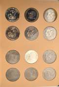 Lot of Eisenhower Dollar Coins in Dansco Album