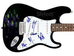 Slipknot Autographed Custom Graphics Guitar