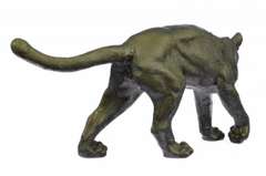 Bronze Lion Cougar Bobcat Panther Lynx Puma Statue