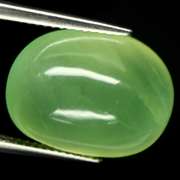 Large 20.11ct untreated Prehnite cabochon