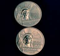 Lot of 2 1986 French 100 Francs  Piedfort