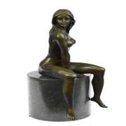 Female Bronze Sculpture Statue Figurine