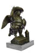 Archangel With Hat Bronze Sculpture