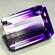 Beautiful 27.22ct top color created Ametrine