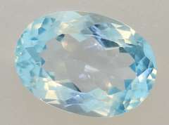 Vivid! Sky blue 7.49ct Brazilian Topaz