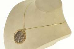 Gold Filled Greek 1963 Silver 30 Drachmai 5 Portraits Charm/Pendant