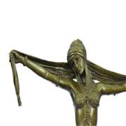 Classic Belly Dancer Bronze Sculpture