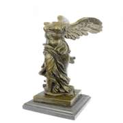 Winged Nike Bronze Statue