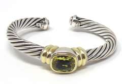 David Yurman Noblesse Lemon Citrine Cable Cuff