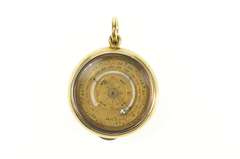 18K Yellow Gold Wealemefna Opisometer Cartography Tool Charm/Pendant