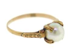 Vintage Pearl 18kt Ring