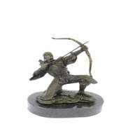 Ancient Samurai Warrior Bronze Sculpture