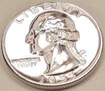 Gem Proof 1955 Washington Quarter!