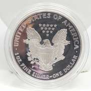 1999 & 2017 W Proof Silver US Eagles with Boxs Papers