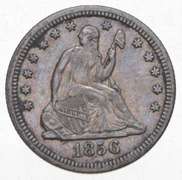 1856 Seated Liberty Quarter