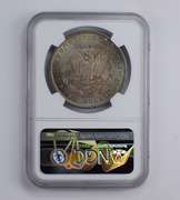 MS62 1896 Morgan Silver Dollar - Toned - Graded NGC