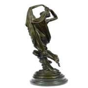 Woman with Grapes Bronze Statue