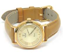 Vicence Quartz Brown Leather Watch